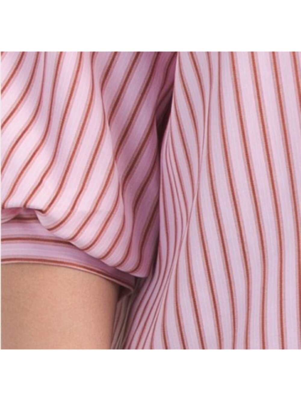 ENDLESS ROSE Plus Stripe Balloon Sleeve Shirt - Picture 4 of 4